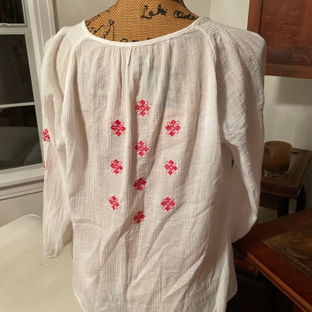 Joie Embroidered Top - Picture 4 of 8